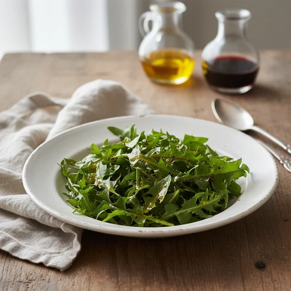 Dandelion Leaf Salad
