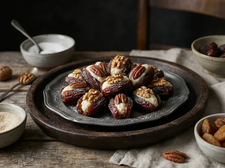DATES STUFFED WITH FONDANT