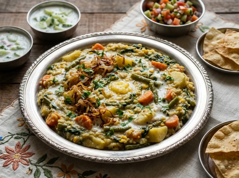 Delicious Vegetable Khichdi