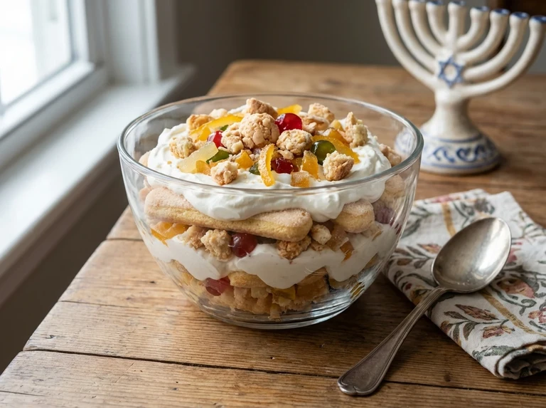 DESSERT WITH WHIPPED CREAM