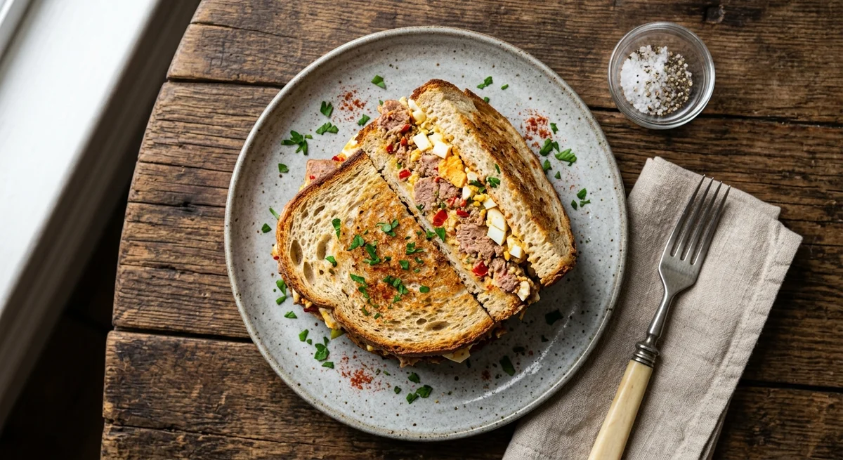 DEVILED TONGUE SANDWICH