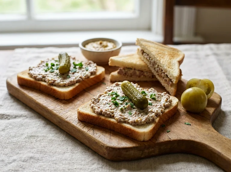 DEVILED TONGUE SANDWICHES