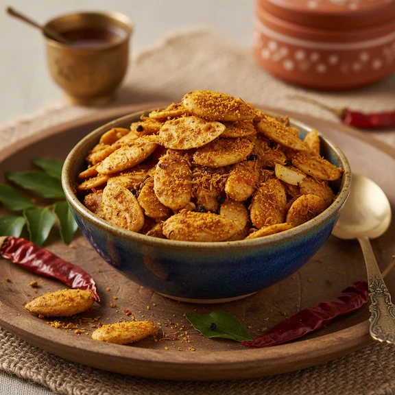 Devilled Almonds