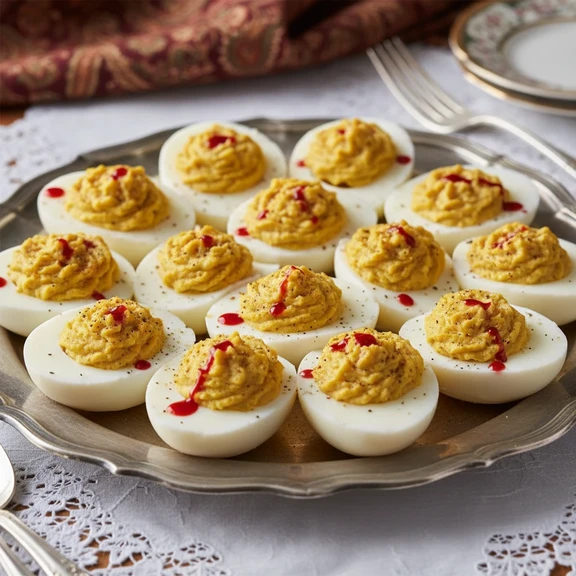 Devilled Eggs (Anglo-Indian Style)