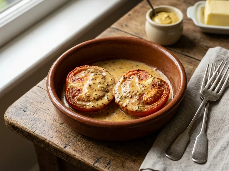 Devilled Tomatoes (Two portions)