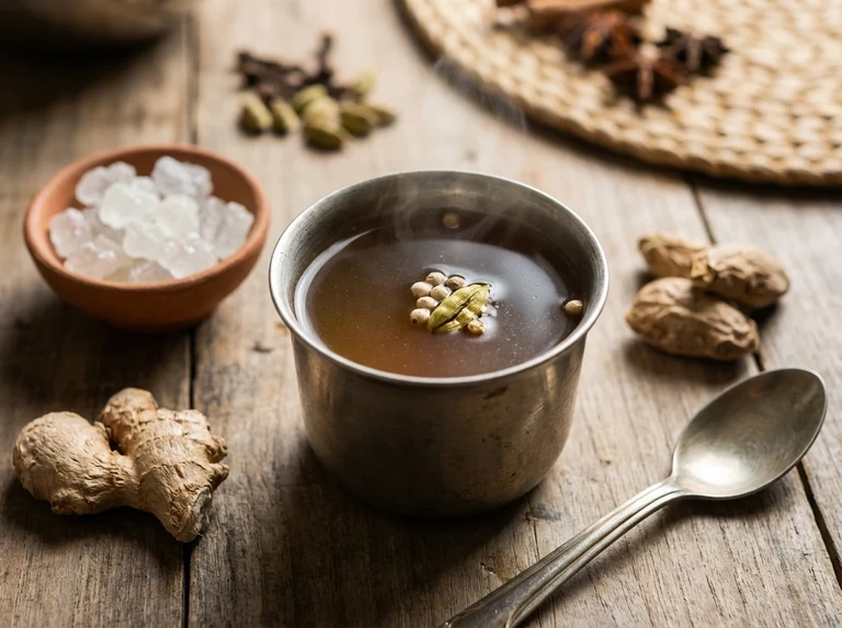 Dry Ginger and Pepper Herbal Tea (Kava)