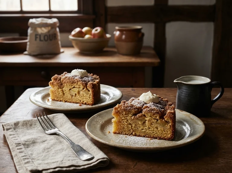 Dutch Apple Cake (Two portions)