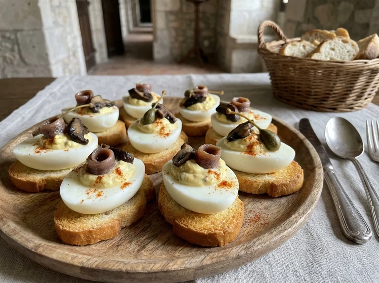 Egg Canapés
