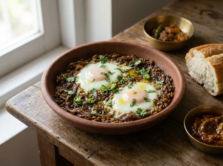 Eggs on Methi (Fenugreek Seeds)