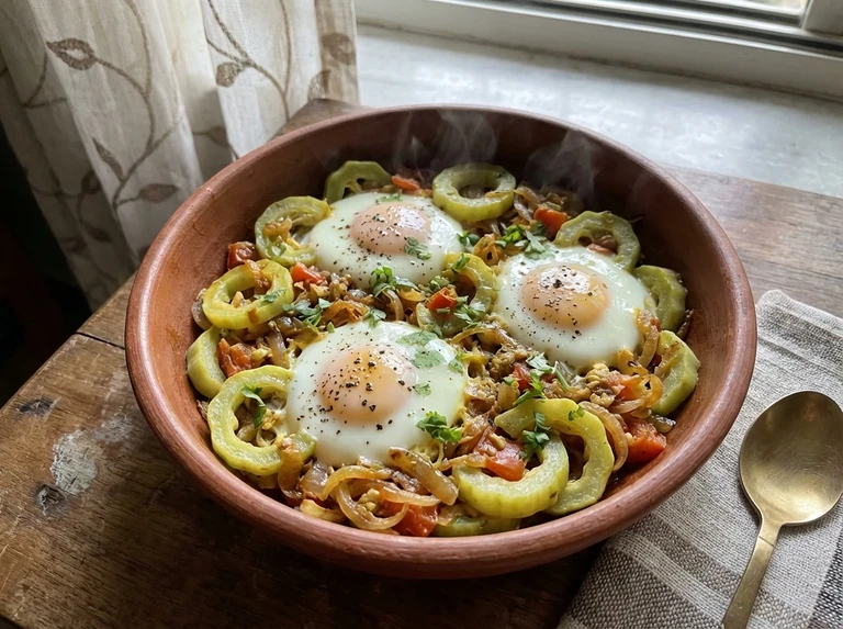 Eggs on Snake Gourd (Pandora par Eeda)