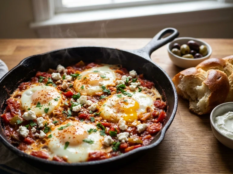 EGGS POACHED IN TOMATO SAUCE