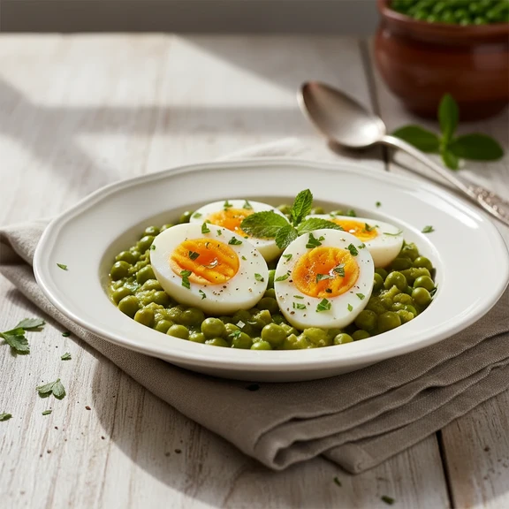 Eggs with Peas