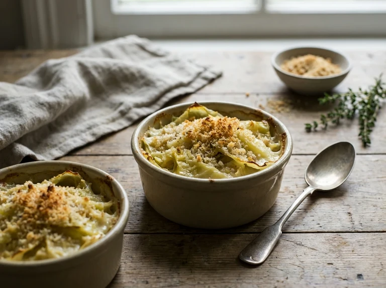 Escalloped Cabbage (Two portions)