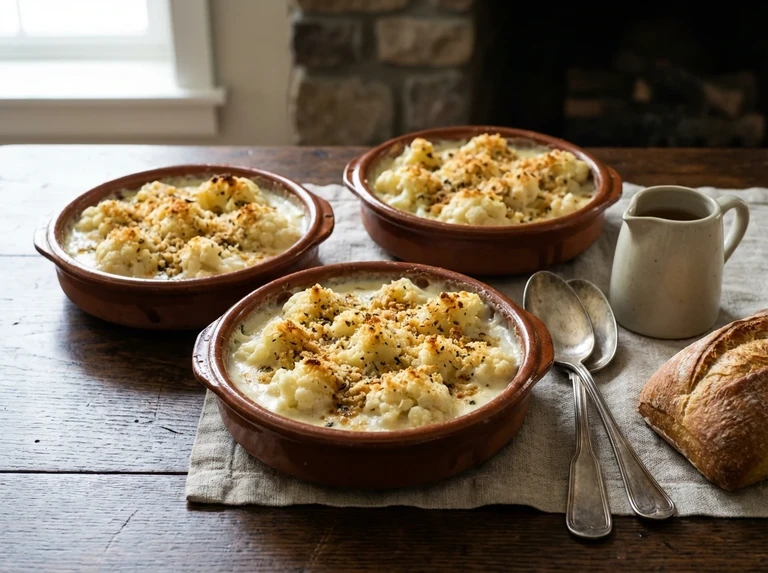 Escalloped Cauliflower (Three portions)