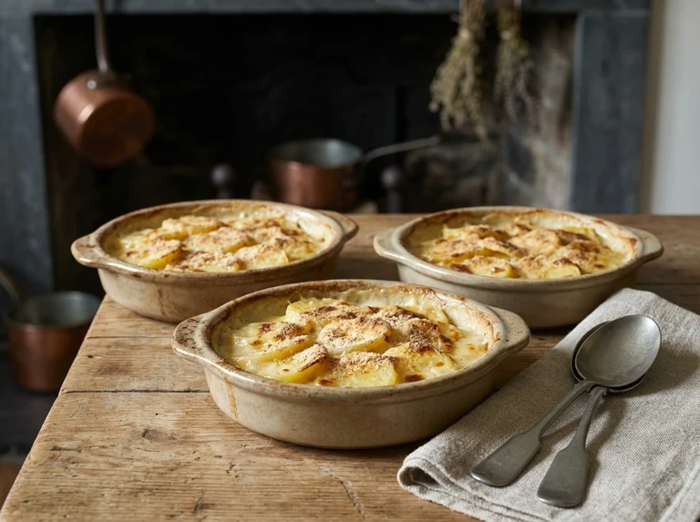 Escalloped Potatoes (Three portions)