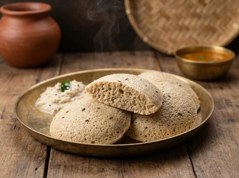 Fermented Wheat Idlis