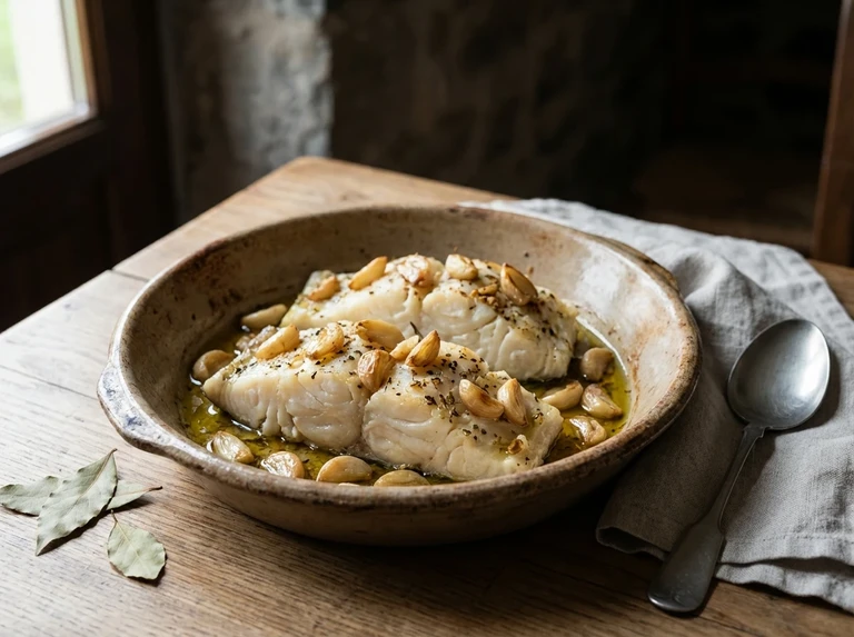 FISH WITH GARLIC