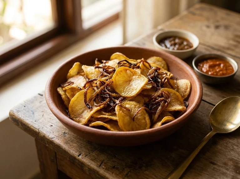 Fried Onions and Potatoes