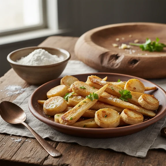 Fried Parsnips