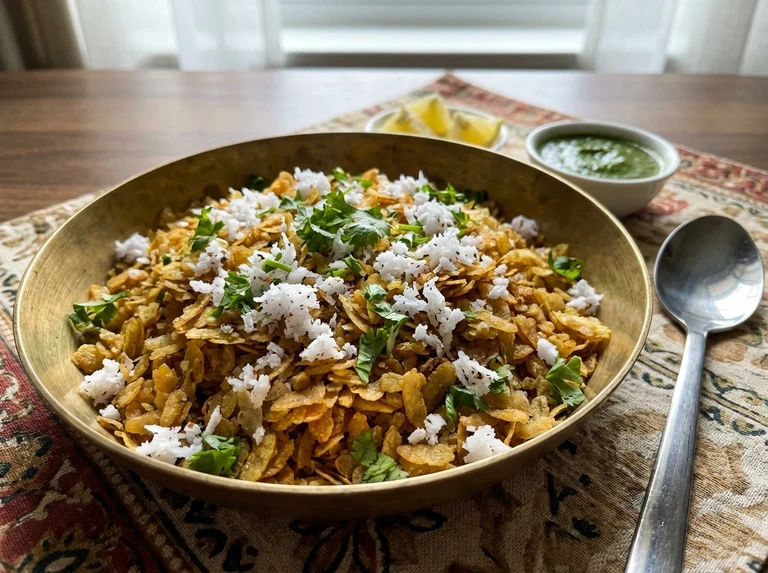 Fried Poha (Flattened Rice)