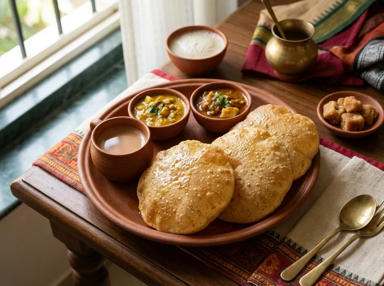 Fried Toddy Parathas