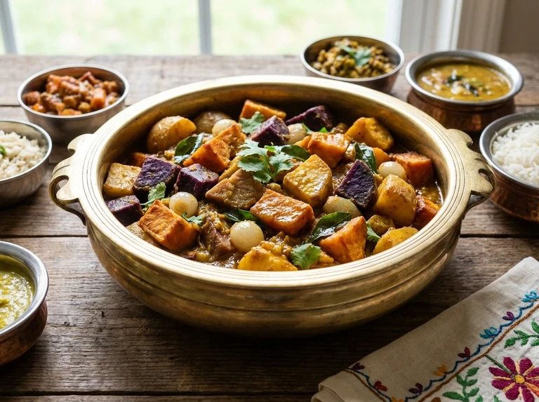 Fried Wedding Stew (Lagan Nu Istu)