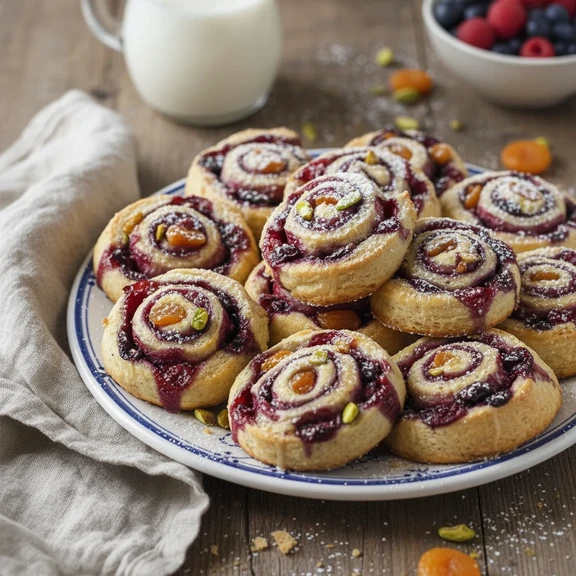 Fruit Pinwheel Biscuits