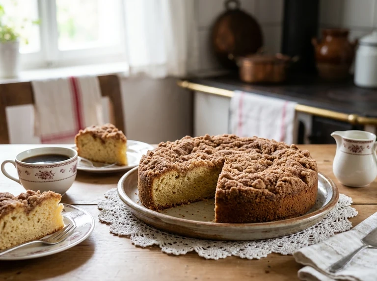 GERMAN COFFEE CAKE (BAKING-POWDER)