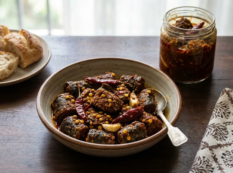 Gharabh Pickle (Fish Roe Pickle)