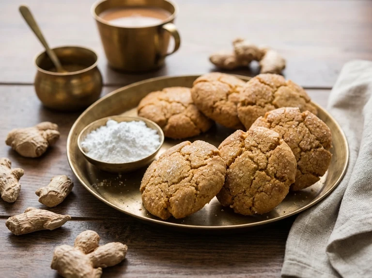 Ginger Cake (Crisp Ginger Biscuits)