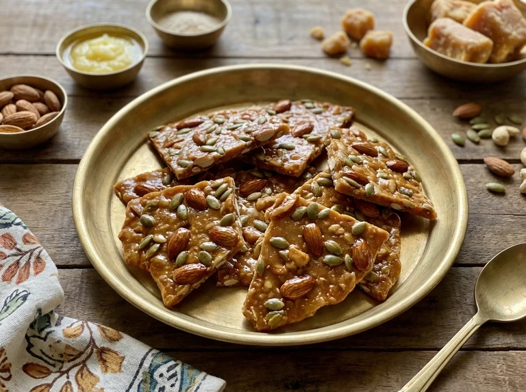Golpapdi No. 2 (Crispy Jaggery Brittle)
