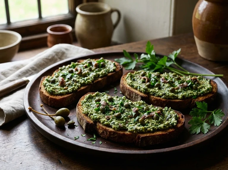 Green-Butter Sandwiches