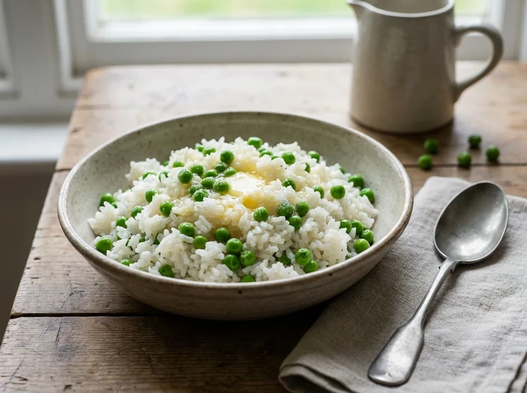 GREEN PEAS AND RICE