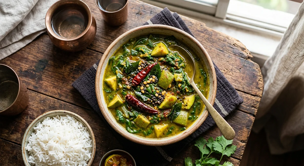 Greens and Mango Curry