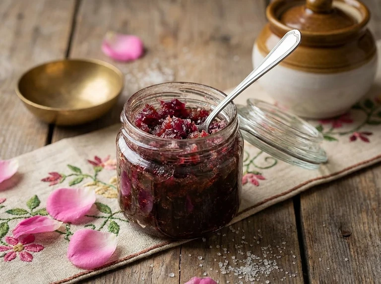 Gulkand (Rose Petal Preserve)