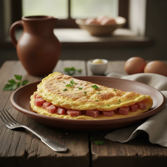Ham Omelette
