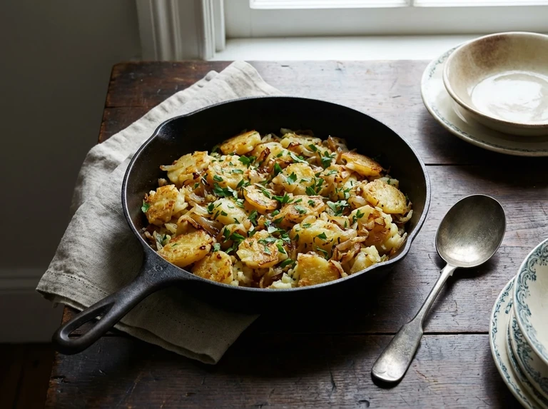 HASHED BROWN POTATOES, LYONNAISE