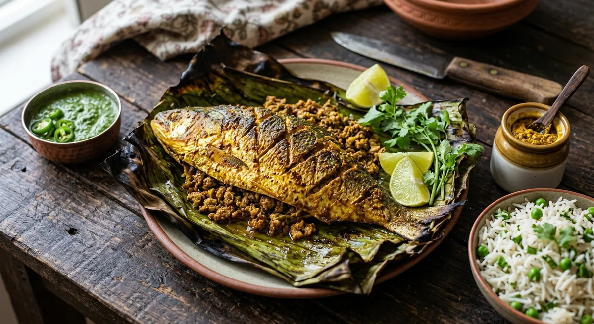 HILSA FISH ROASTED with MEAT
