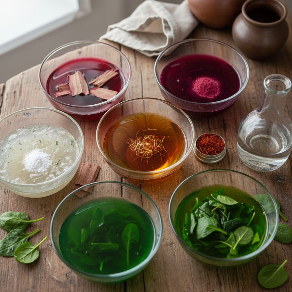 Colouring Mixtures for Liqueurs and Beverages