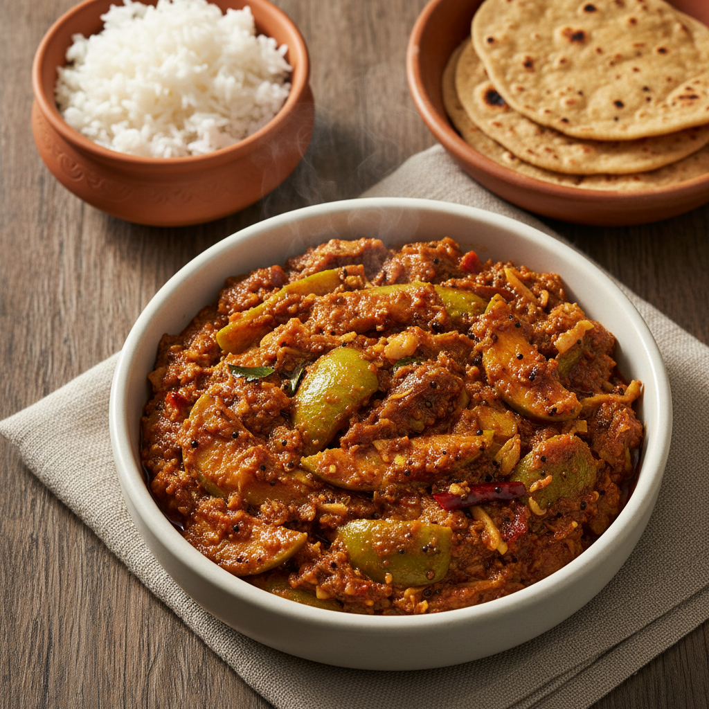 Cussoondee (Green Mango Pickle)