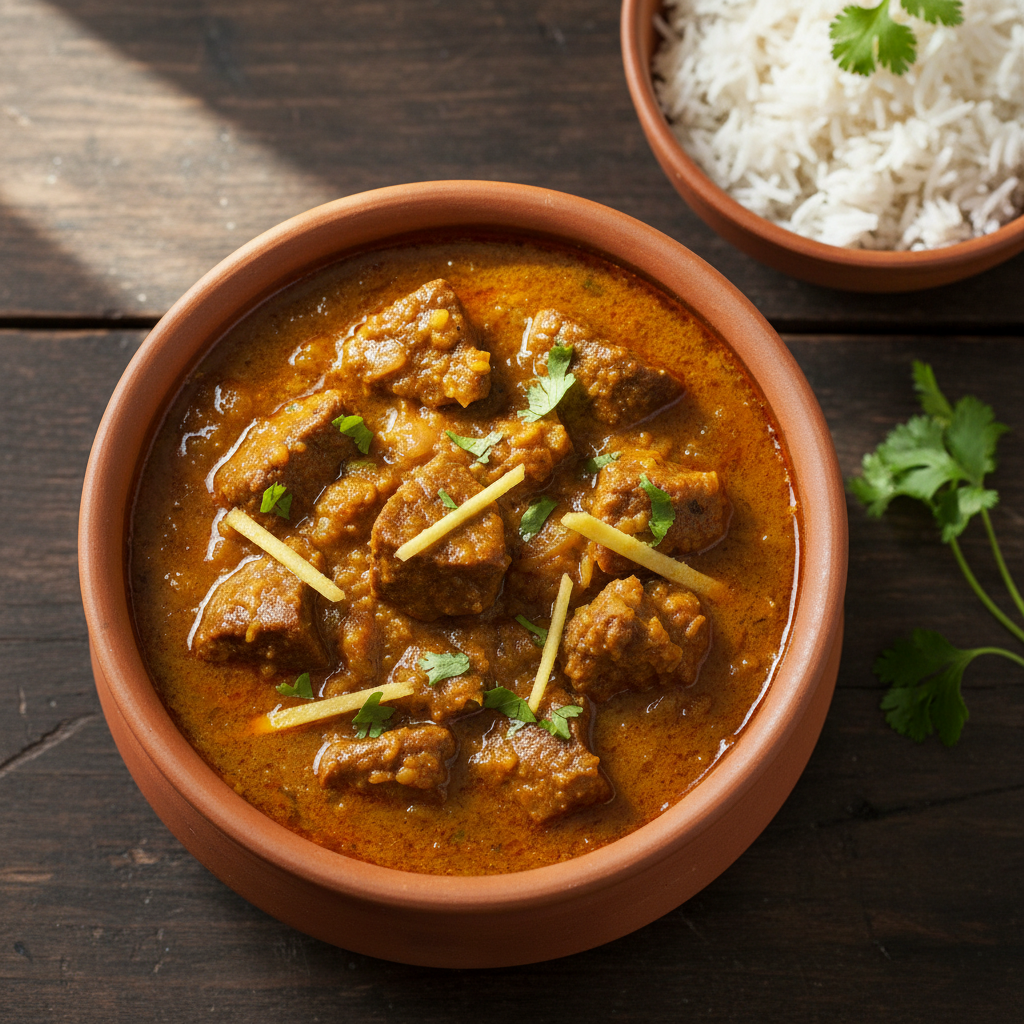 Hussanee Curry of Udder and Liver (Kurma or Quorema Curry)