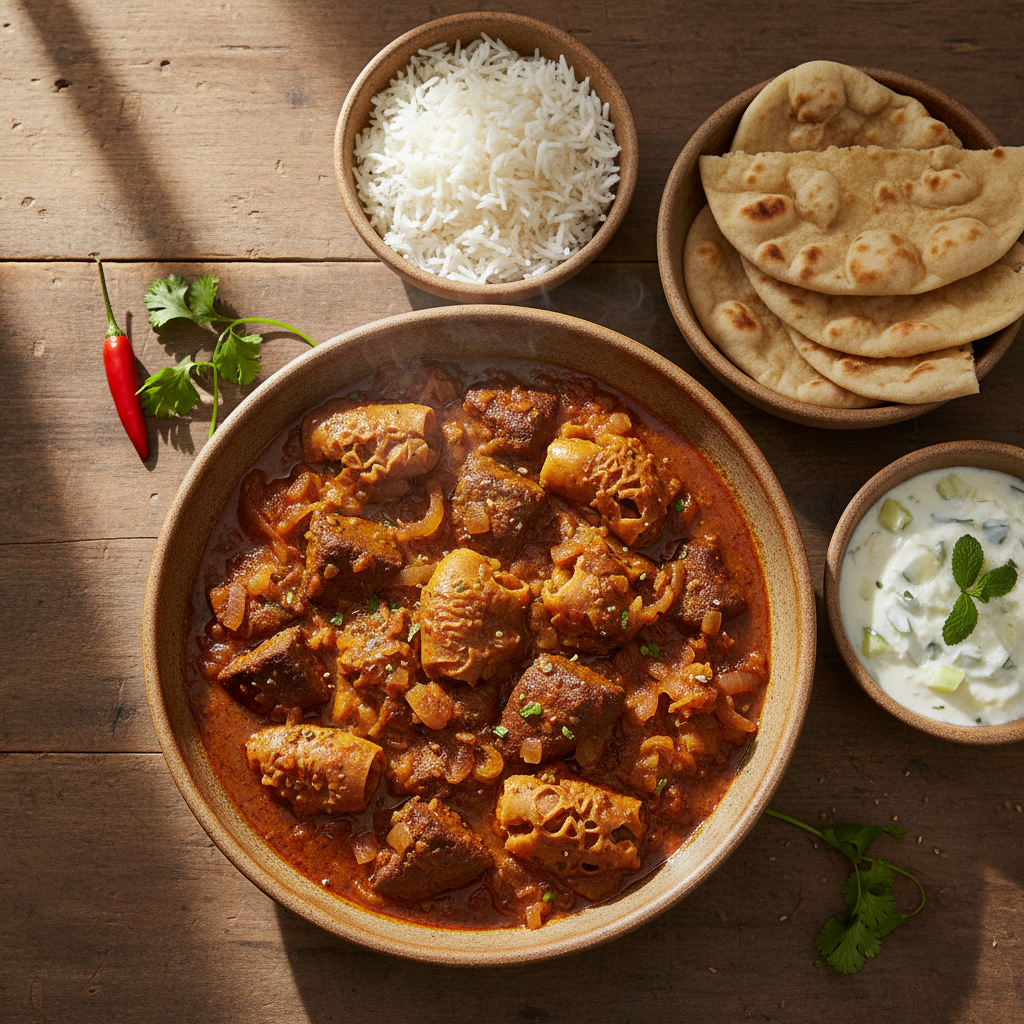 Hussanee Curry of Udder and Liver