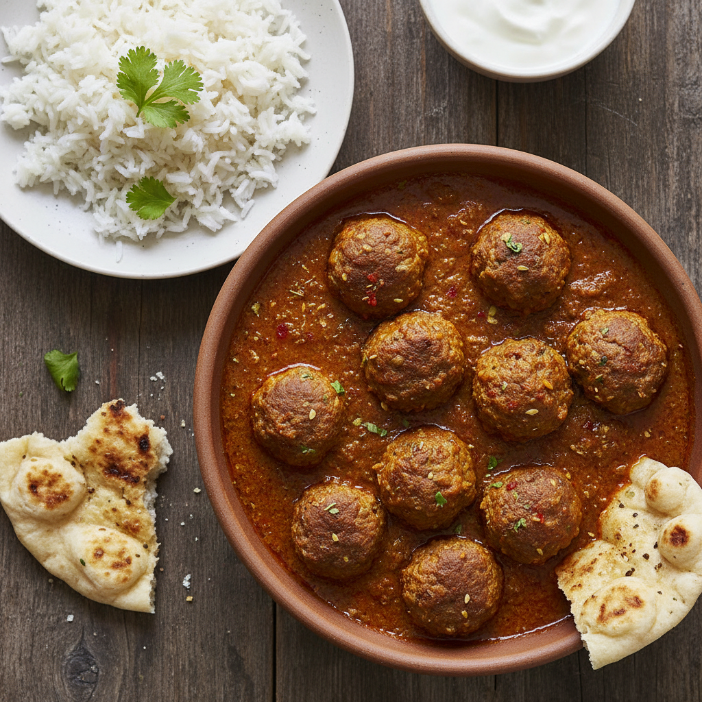 Mutton Forcemeat Ball Curry