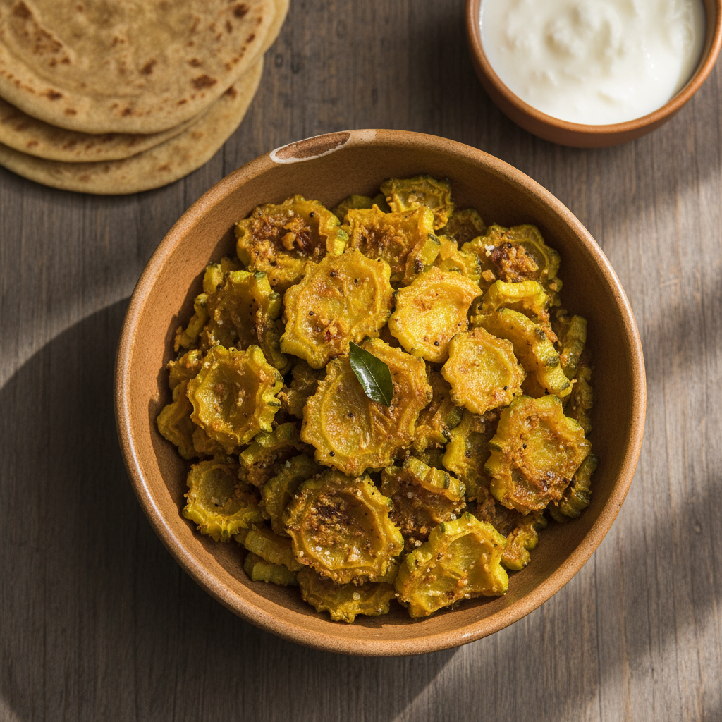 Pulwal Bhahjee (Pointed Gourd Stir-Fry)