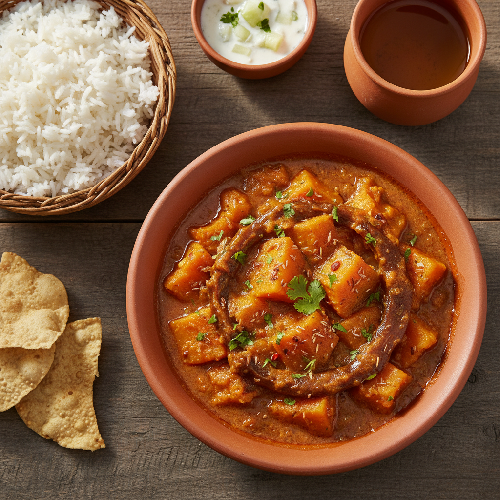Red Pumpkin and Tamarind Curry