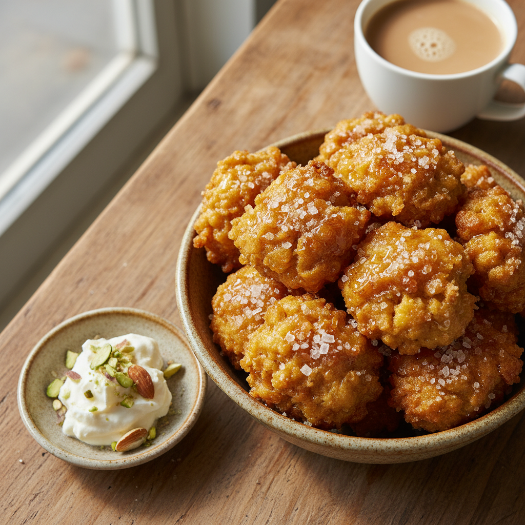 Soojee Fritters (Tea-Table Sweet)