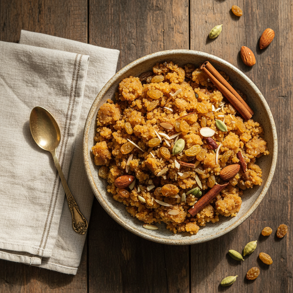 Sooji Halwa (Semolina Pudding)