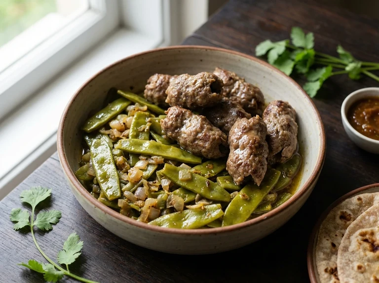 Kebabs in Flat Beans (Papdi Ma Kebab)