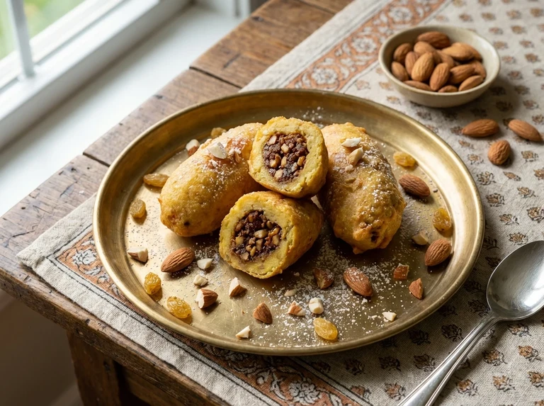 Kervai (Stuffed Banana Sweet)