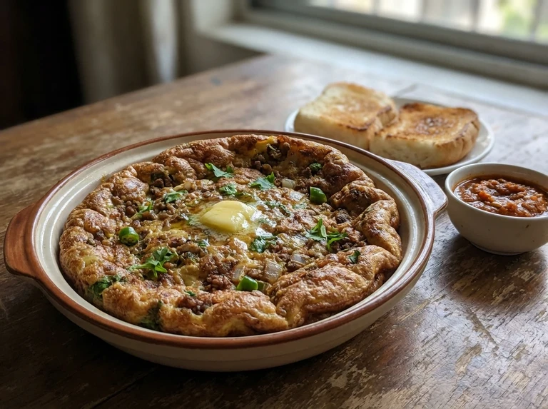 Kheema Omelet (Minced Meat Omelet)